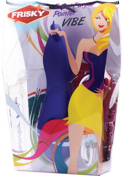 Royal Purple Silicone Pointer Vibe