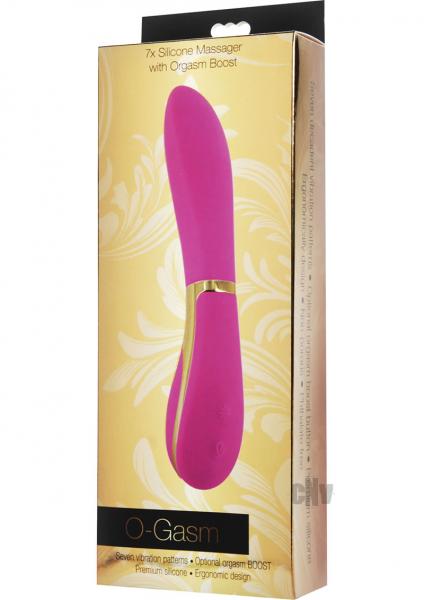 O Gasm 7 Mode Silicone Massager Orgasm Boost Pink