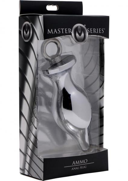 Ammo Anal Plug 4 Inches Silver