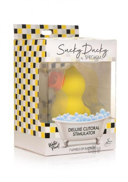 Sucky Ducky Deluxe Licking And Sucking Clitoral Stimulator