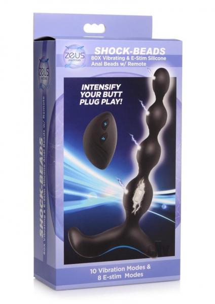 Zeus Shock Beads W/Remote Black
