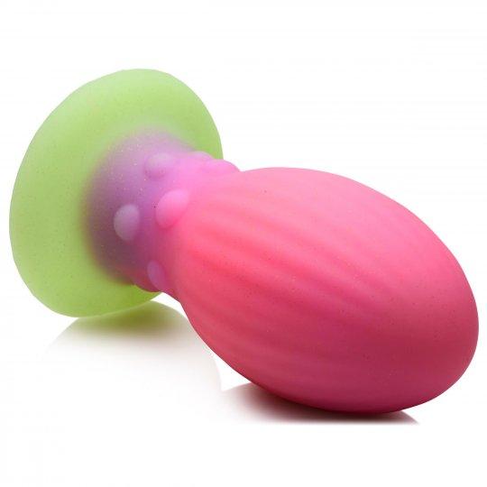 Creature Cocks Glow In The Dark Silicone Egg Xl Multi Color