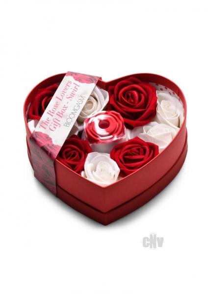 The Rose Lovers Gift Box 10x Clit Suction Rose Swirl