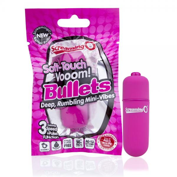 Screaming O Soft Touch Vooom Bullet Vibrator Pink