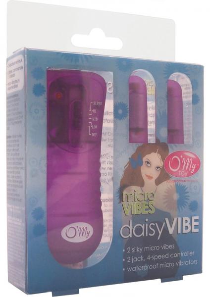 Micro Vibes Daisy Vibe Mini Vibrators Waterproof Purple