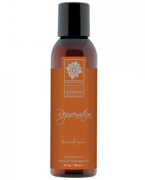 New Sliquid Organics Rejuvenate Massage Oil 4.2 Oz