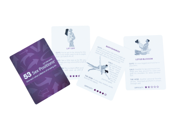 Naughty Appetites 53 Sex Positions Card Game