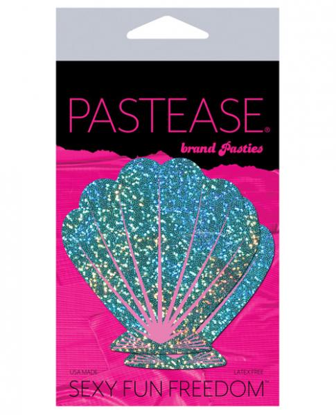 Pastease Glitter Shell Seafoam Green And Pink O/S