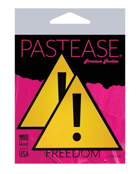 Pastease Premium Exclamation Warning Sign Yellow
