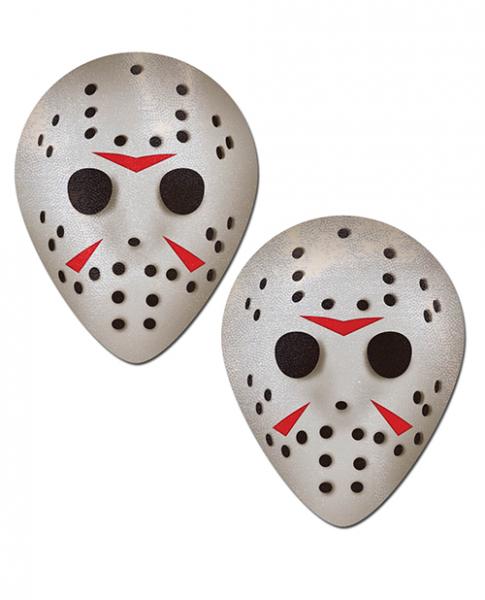 Pastease Scary Halloween Hockey Mask White O/S