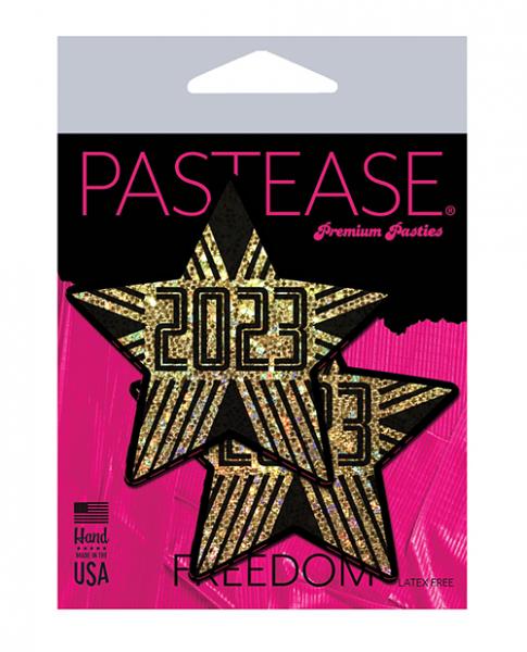 Pastease 2023 New Years Star Gold O/S
