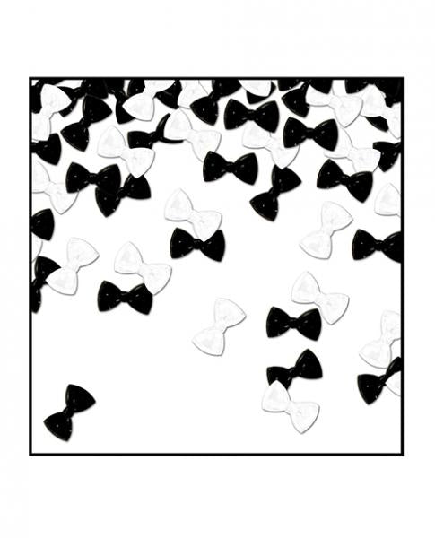 Bow Ties Confetti Black/White