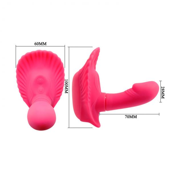 Pretty Love Fancy Clamshell Pink G Spot Vibrator