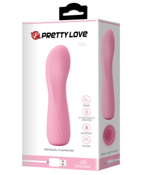 Pretty Love Alice Mini Vibe 12 Function Flesh Pink