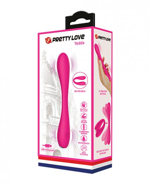 Pretty Love Yedda Bendable Vibrator Pink