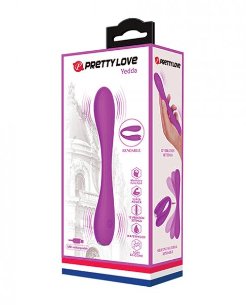 Pretty Love Yedda Bendable Vibrator Fuchsia
