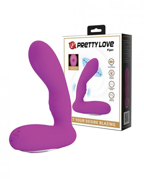 Pretty Love Piper Double Pulsation Vibe Fuchsia