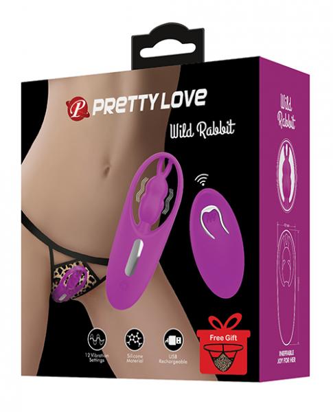 Pretty Love Wild Rabbit Panty Vibe W/Free Panty Fuchsia