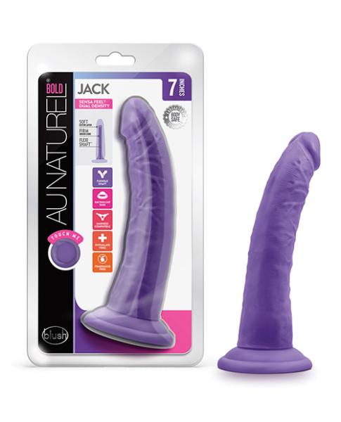 Au Naturel Bold Jack Dildo 7 In. Purple