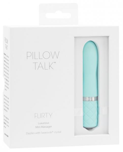 Pillow Talk Flirty Bullet Vibrator Teal