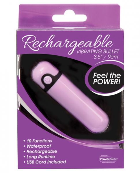 Simple & True Rechargeable Vibrating Bullet Purple