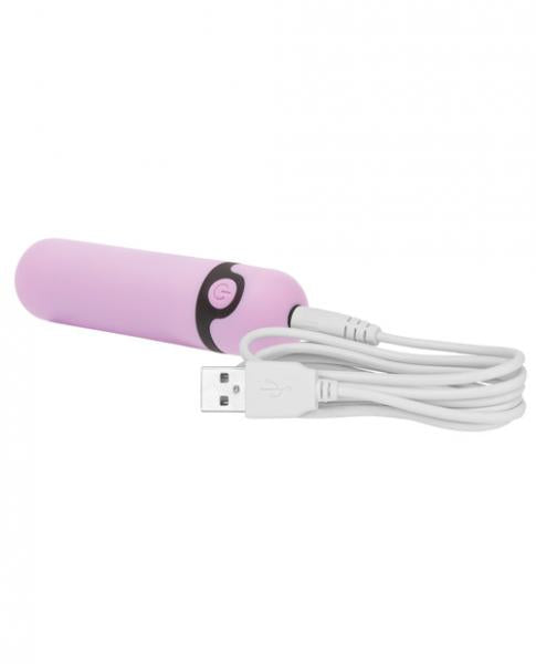Simple & True Rechargeable Vibrating Bullet Purple