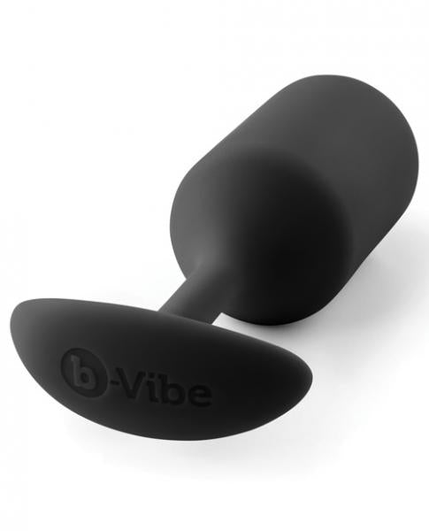 B Vibe Snug Plug 3 Weighted 6.34 Ounces Black