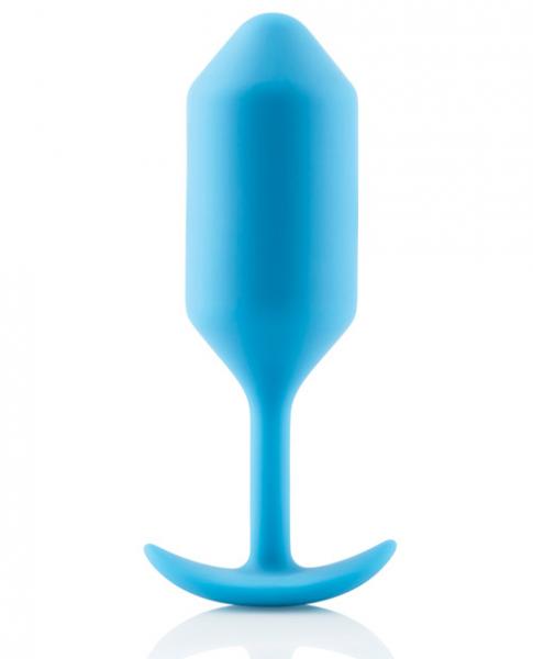 B Vibe Snug Plug 3 6.35oz Weighted Teal Blue