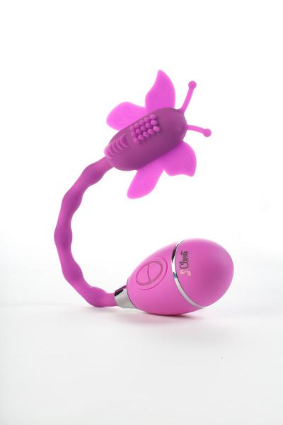 The Celine Butterfly Wand Vibrator Purple