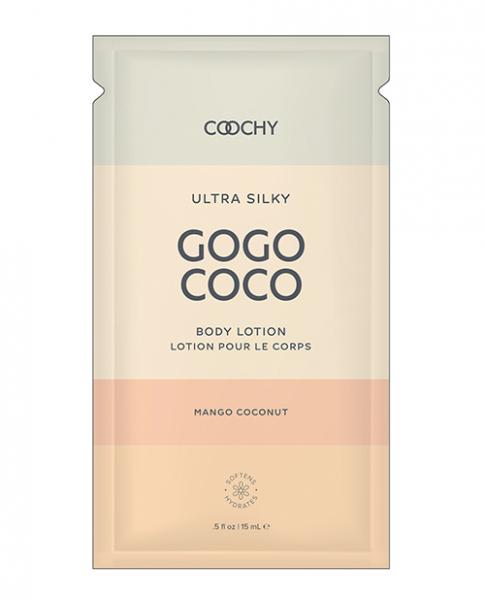 Coochy Ultra Silky Body Lotion Foil .35 Oz Mango Coconut