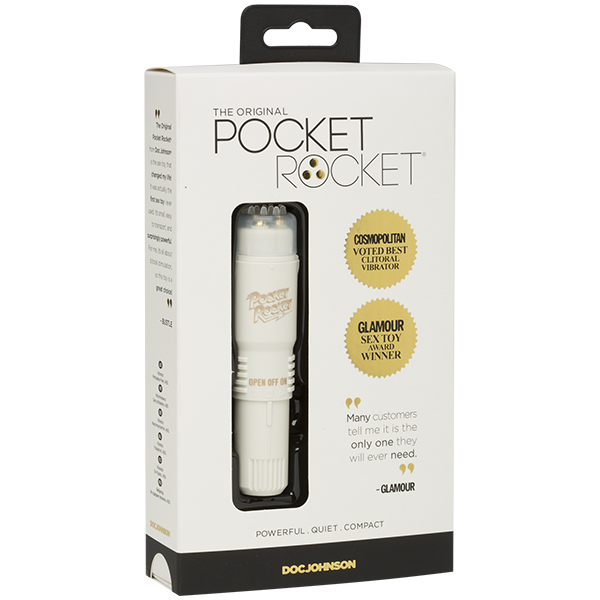 The Original Pocket Rocket White Massager