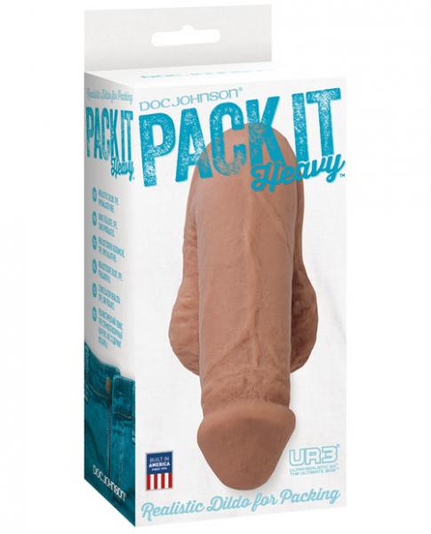 Pack It Heavy Realistic Dildo For Packing Brown