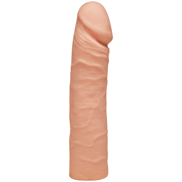 The Double D 16 Inches Vanilla Ultraskyn Beige Dildo