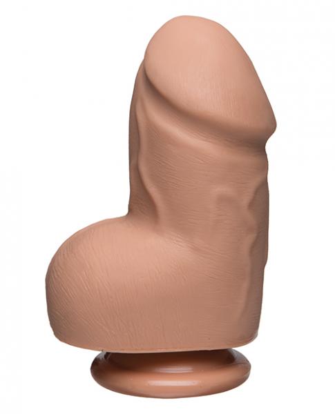 The D Fat D 6 Inches With Balls Ultraskyn Beige Dildo