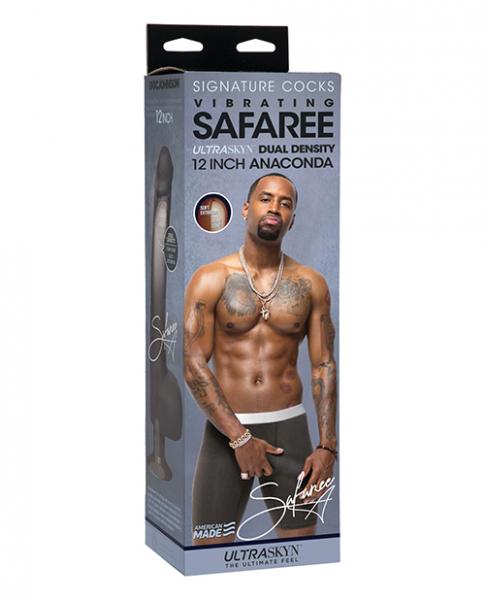 Signature Cocks Ultraskyn 12" Cock W/Removable Vac U Lock Suction Cup Safaree Samuels Anaconda
