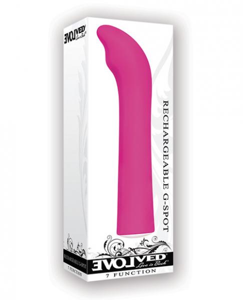 Rechargeable G Spot 7 Function Pink Vibrator