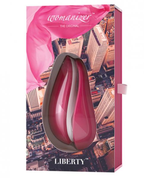 Womanizer Liberty Clitoral Vibrator Red Wine