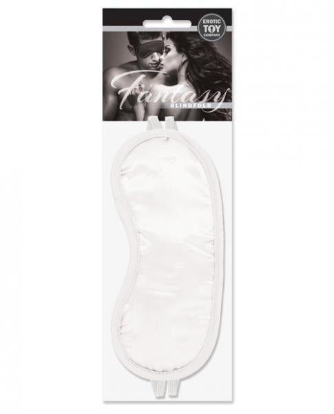 Erotic Toy Satin Fantasy Blindfold White O/S