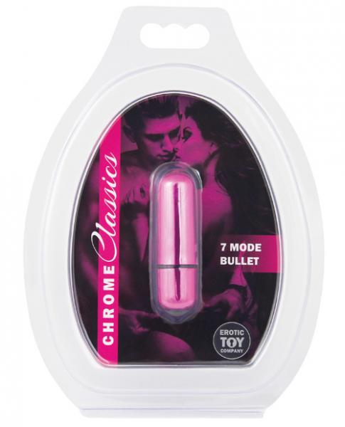 Etc Chrome Classics 7 Mode Bullet Vibrator Pink