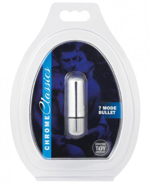 Etc Chrome Classics 7 Mode Bullet Vibrator Silver