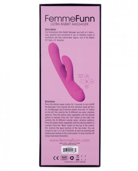 Femmefunn Ultra Rabbit Vibrator Pink