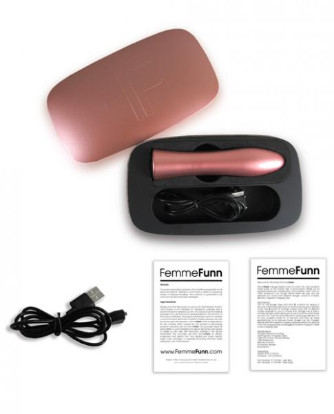 Femmefunn Bougie Bullet Vibrator Rose Gold