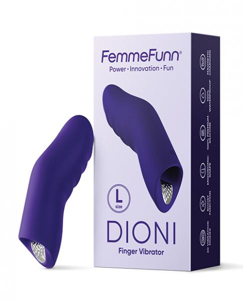 Femme Funn Dioni Wearable Finger Vibe Large Dark Purple