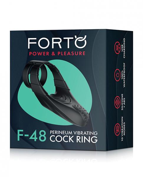 Forto F 48 Perineum Double C Ring Black