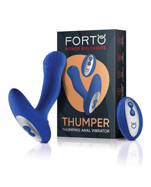 Forto Thumper Anal Vibrator Blue