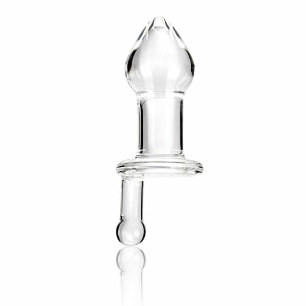 Glas 5 Inches Juicer Clear Glass Butt Plug