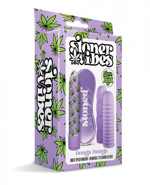 Stoner Vibes Bonga Bunga Stash Kit Purple