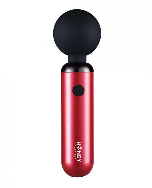 Pomi Wand Clit Tease Vibrating Wand Deep Rose