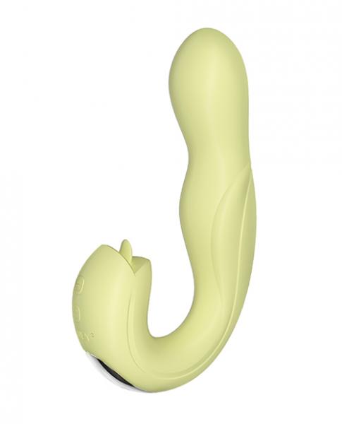 Joi Rotating Head G Spot Vibrator & Clit Licker Yellow