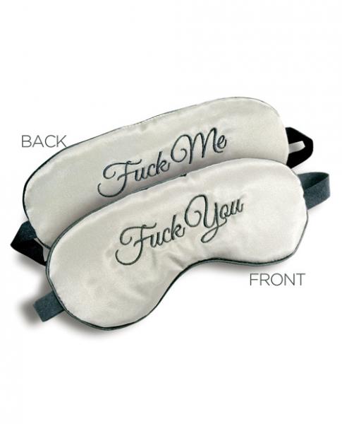 F*Ck Me F*Ck You Mask Reversible Blindfold O/S